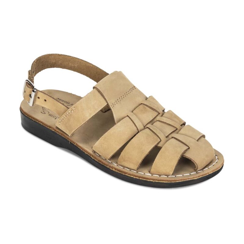 Pantica Yellow Nubuck Slingback Fisherman Sandals