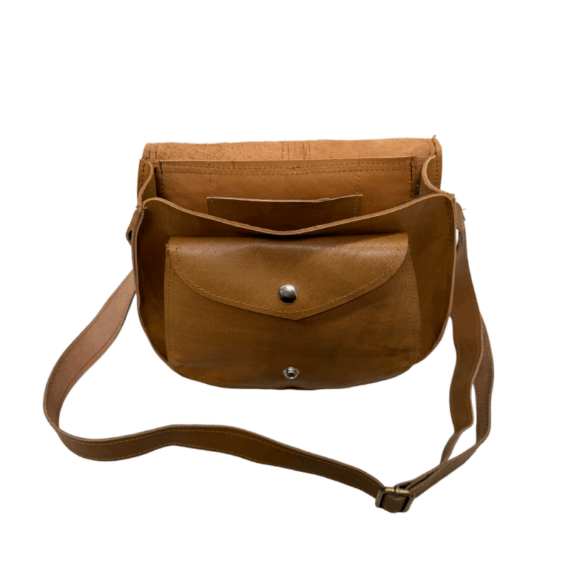 Pantica Medium Brown Soft Leather Purse - Image 2