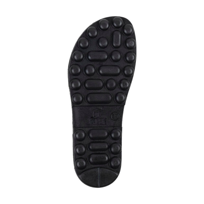 Pantica Turquoise Molded Crossover Strap Sandals - Image 3
