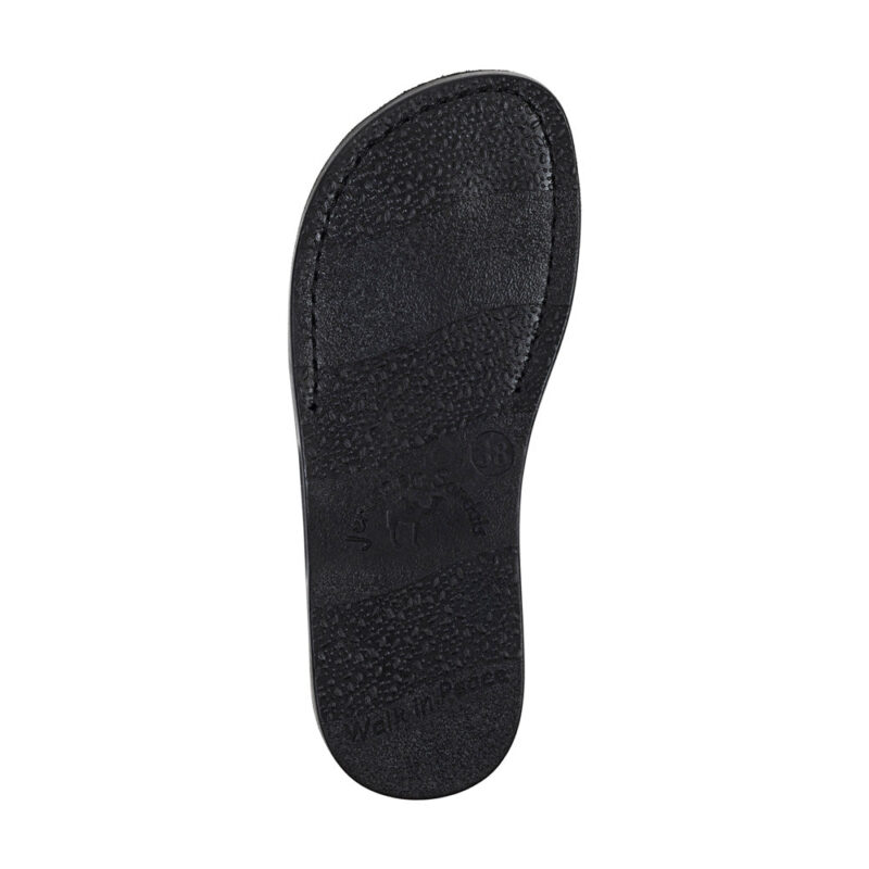 Pantica Brown Nubuck Leather Toe Loop Sandals - Image 4